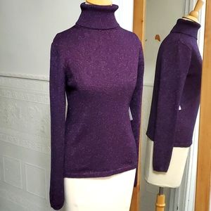 Creatures of Comfort Slim Turtleneck Lurex